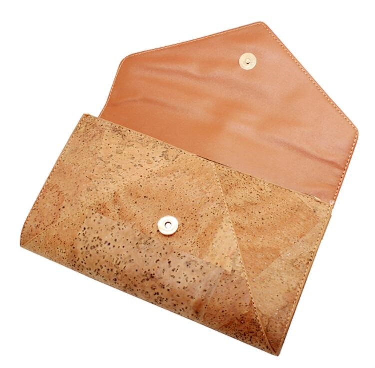 2022 Amazon Hot Sell Ladies Faction Shoulder Bag with Eco Cork 24x6x14.5cm
