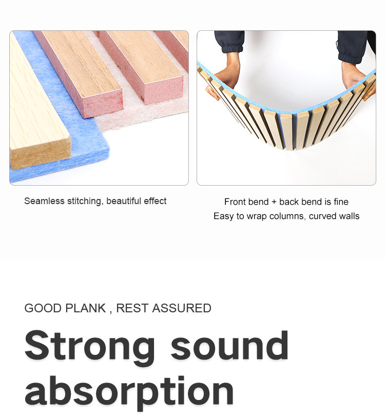 Conference Room Environmental Protection WPC Felt Sound Absorbing Board