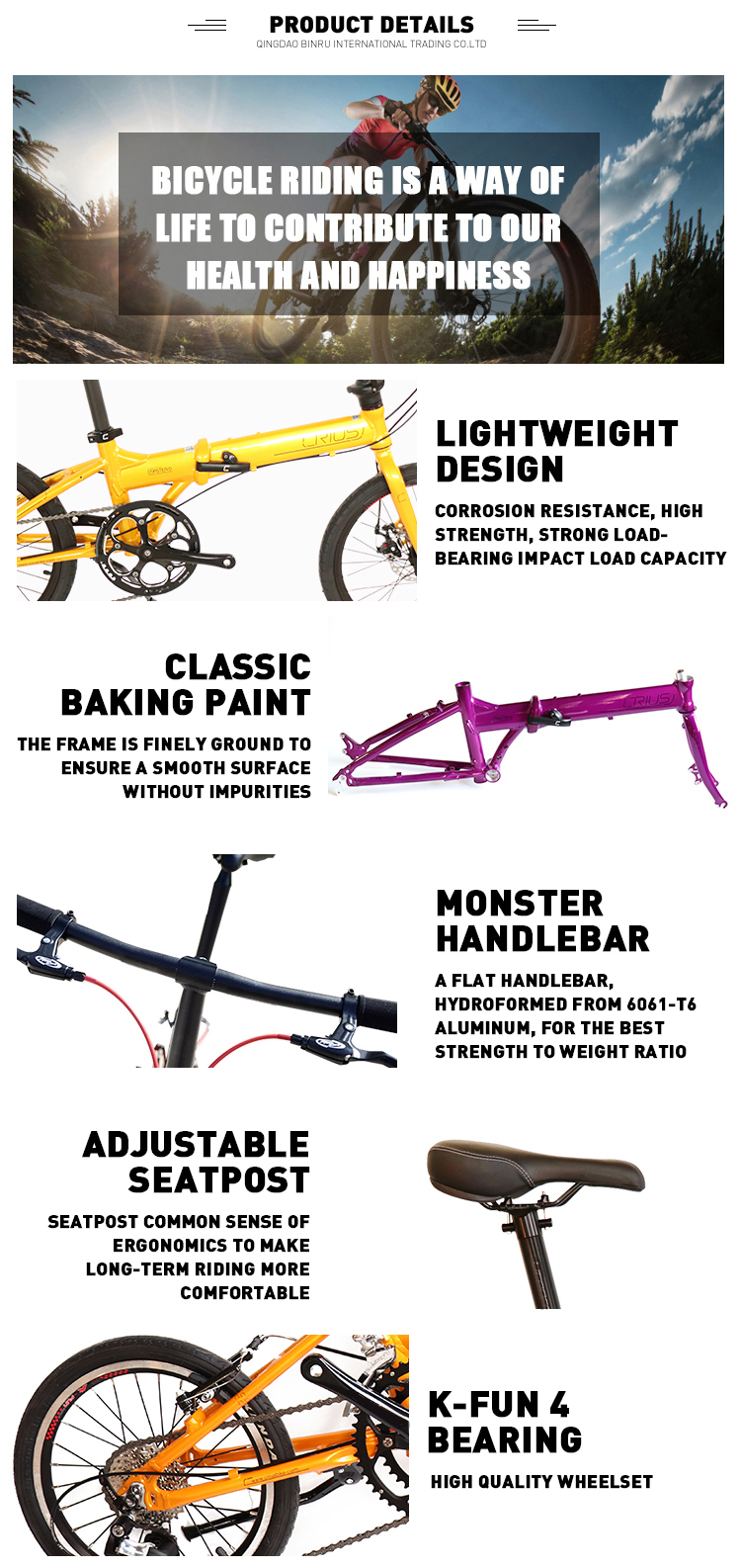 9.8kg Lightweight 9 Speed Aluminum Alloy Folding Road Bike For Professional Racing