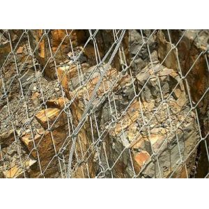 Hot Dipped Galvanized Rockfall Protection Netting Tecco Mesh Slope Stabilization System