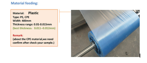 Automatic Dustproof Plastic Shoe Cover Making Machine With No Noise