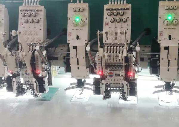 Industrial Sequin Embroidery Machine Multi Needle / Computerized Logo Embroidery