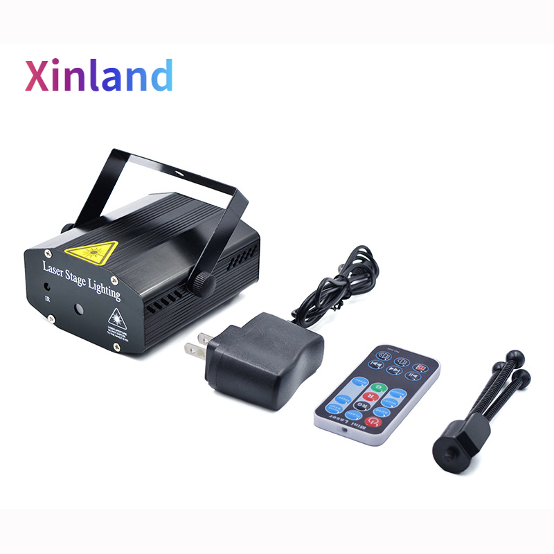 Mini Laser Lights DJ Disco Stage Light with Remove Control, Laser Stage Light Projector is Good Choose for Home Party