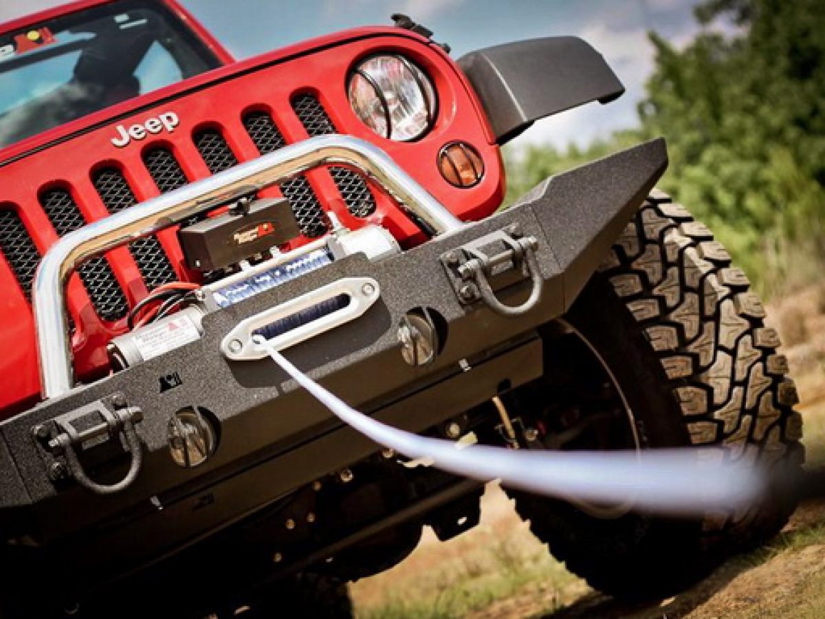 4500 Lbs Cable Pulling Winch with UHMWPE Towing Rope and Braided Synthetic Rope