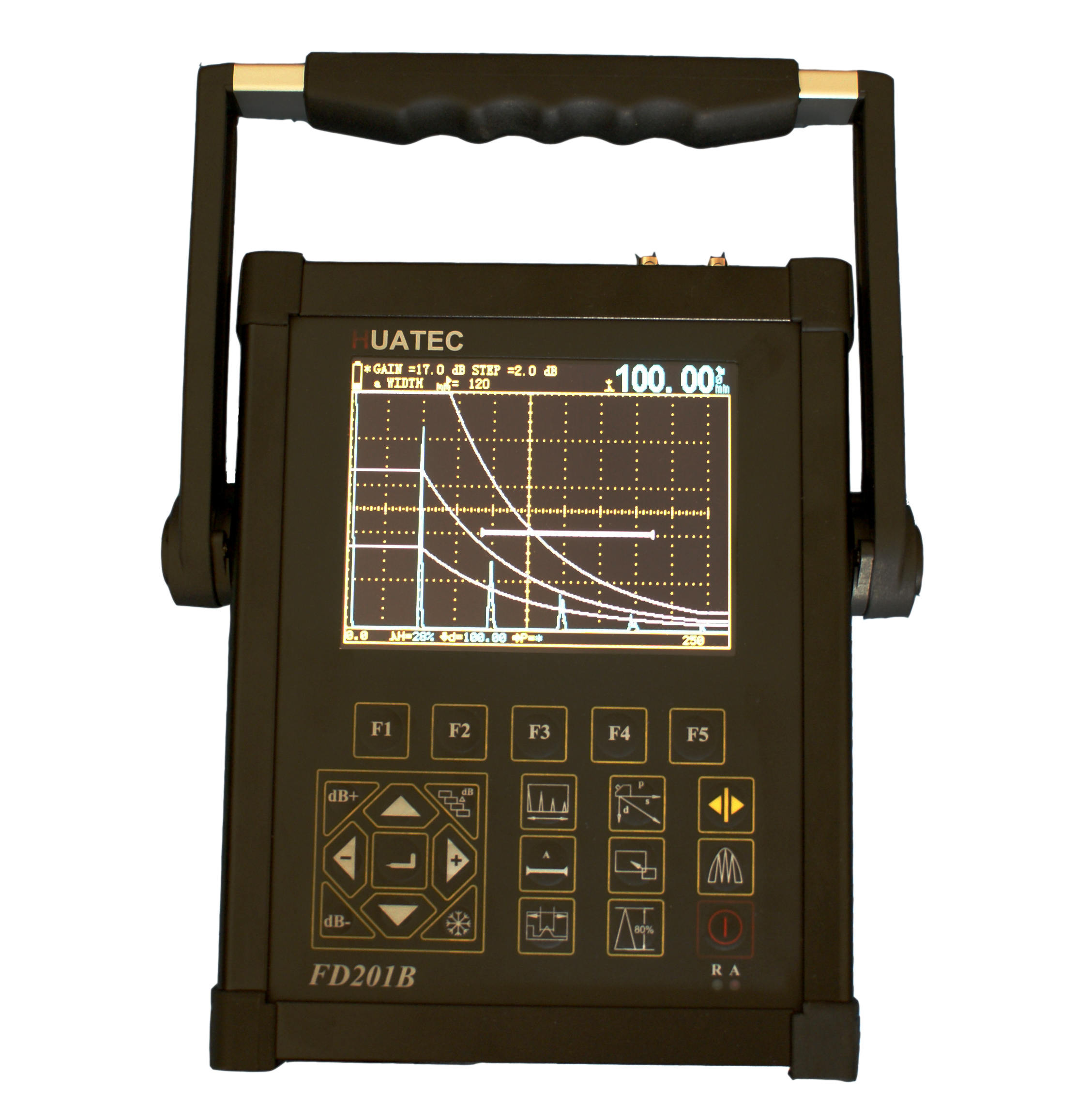 Waterproof Ultrasonic Flaw Detectors FD201B ultrasonic testing machines