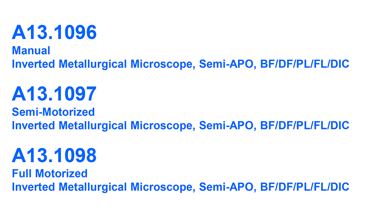 OPTO EDU A13.1096 Inverted Metallurgical Microscope Research Level