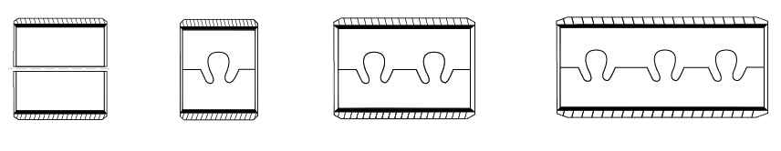 Bimetal bearing buckle