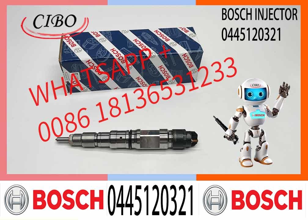 Diesel Fuel Injector 0445120321 0445 120 321 for Diesel Engine Men D20; Men D26 200V10100-6126