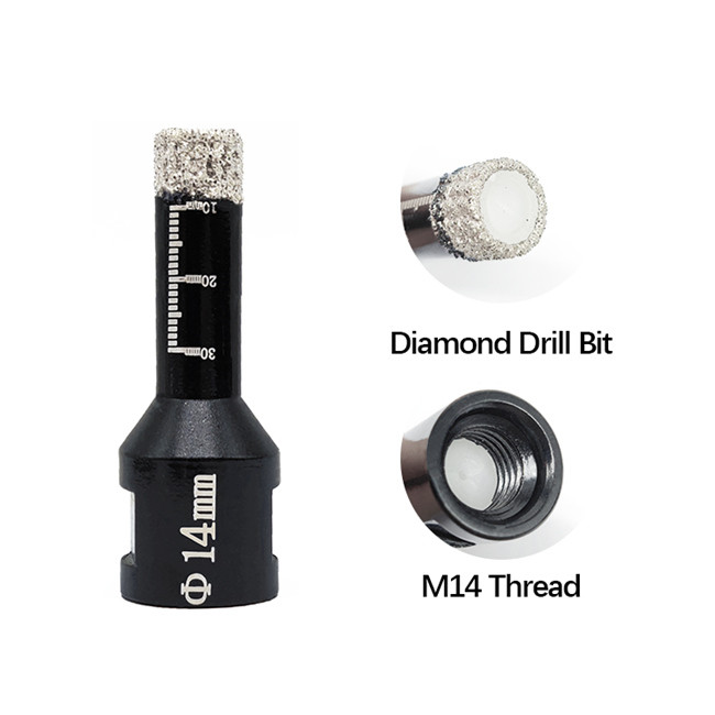 45Mn Diamond 6mm 12mm 14mm Masonry Drill Bit Set For Power Drill