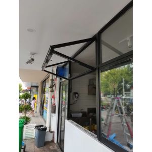 Contemporary Geometric Folding Window Artistry Adding Architectural Interest to