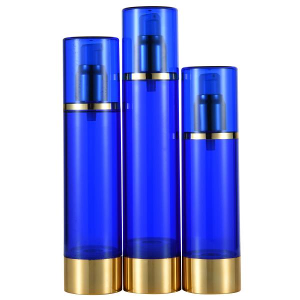 Convenient 100ml Plastic Round Cosmetic Airless Bottle for Lotion and Easy