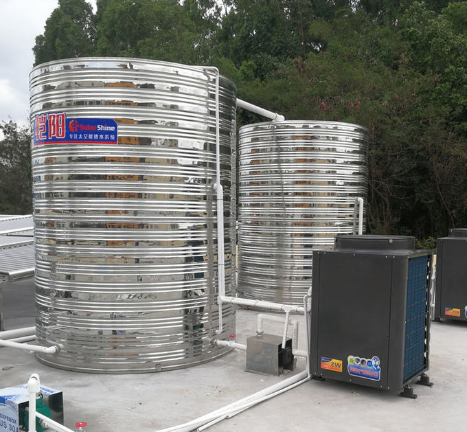 Non Pressurized Commercial Heat Pump Water Heater , Air Conditioner Water Heater
