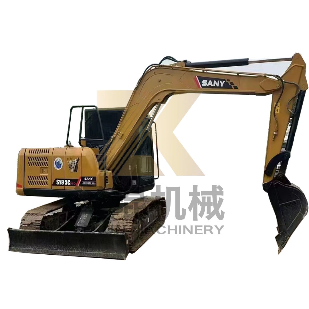 Used Mini Excavator SANY SY55C SY60C SY75C SY95C SY135C SY215C Pro with Kubota Engine