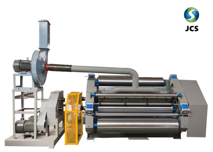 Electric Corrugated Cardboard Production Line Fingerless Vacuum Single Facer Type