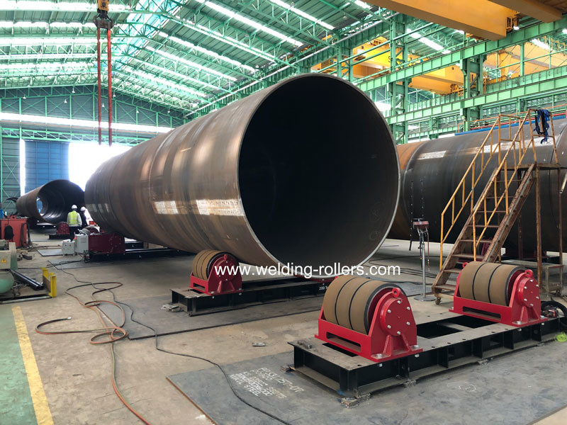 200 Ton Welding Rotator Heavy Duty Conventional With PU Wheels