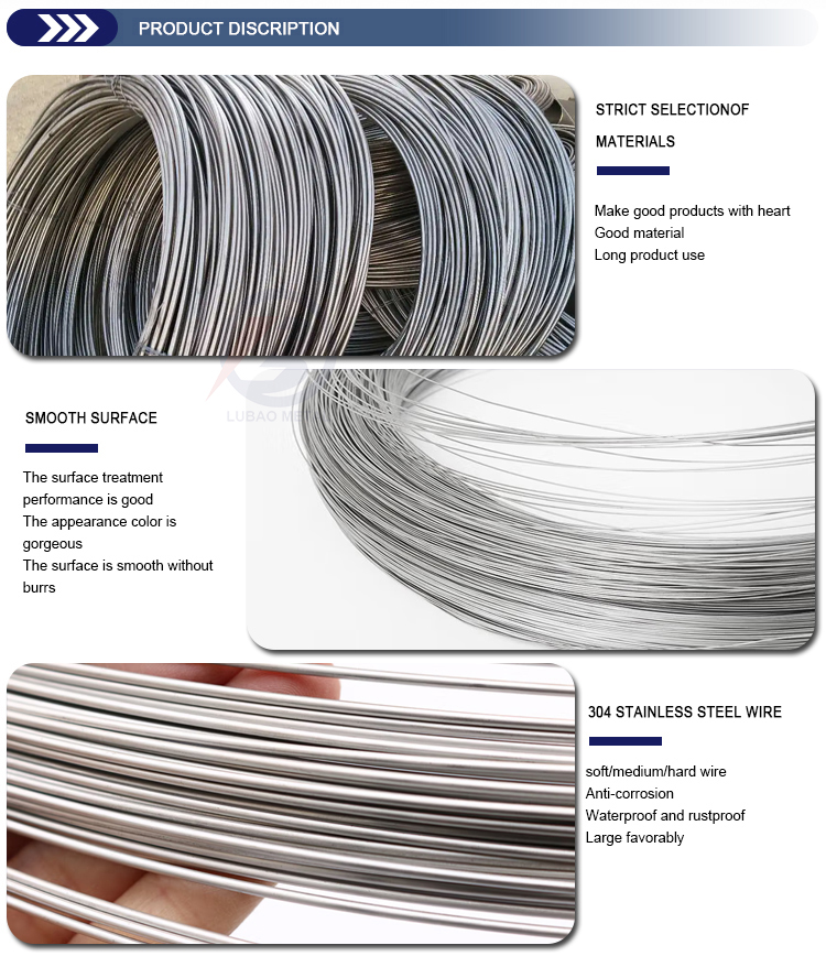 200 Series No.1 Surface Finish Stainless Steel Wire 304 Ss430038mm S316 321 for Performance