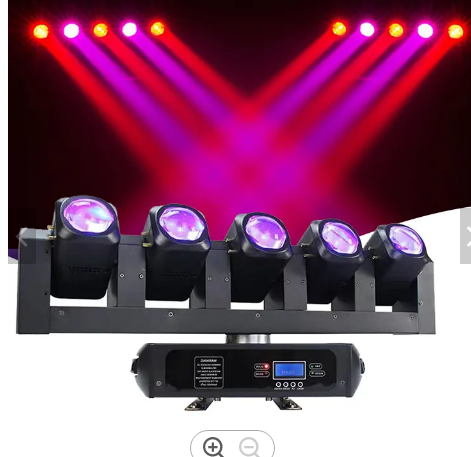 ATG 8 Moving Heads Scan Laser Lights 80lm/w DMX 3d Vertical Tube 95Ra
