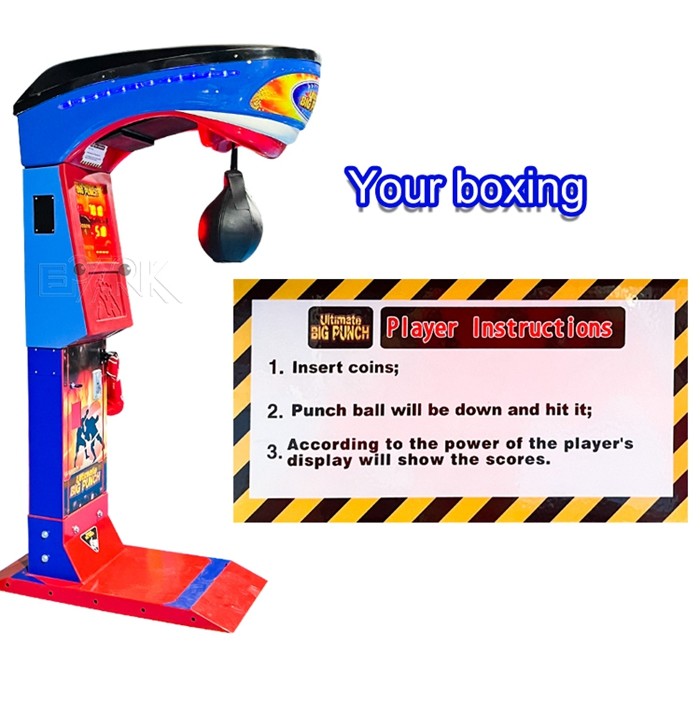 Coin Operated Ultimate Big Punch Boxing Games Amusement Bar Sell Drinks Machine