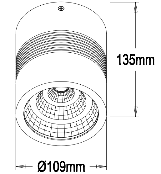 durable Energy Saving 20W 5000K Of Led Surface Mount Downlight UL Price cob led downlight