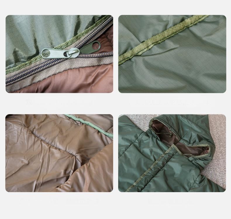 Winter Thickened Warm Sleep Bag 1.5kg For Camping Backpacking Hiking