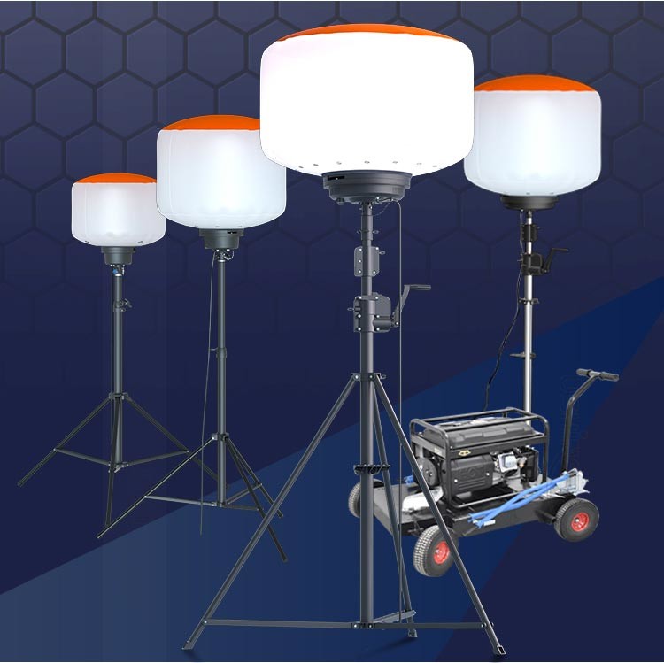 500W Inflatable Portable Balloon Light tower For Outdoor And Indoor Events Parties Exhibitions
