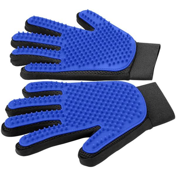 Small Middle Large Pet Hair Remover Mitt Deshedding Dog Grooming Gloves For