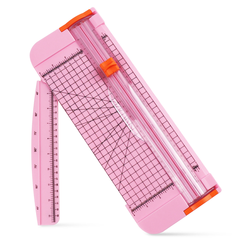 15 Sheet Capacity A4 Mini Paper Cutter Ideal for Home and Office in Black White or Rose
