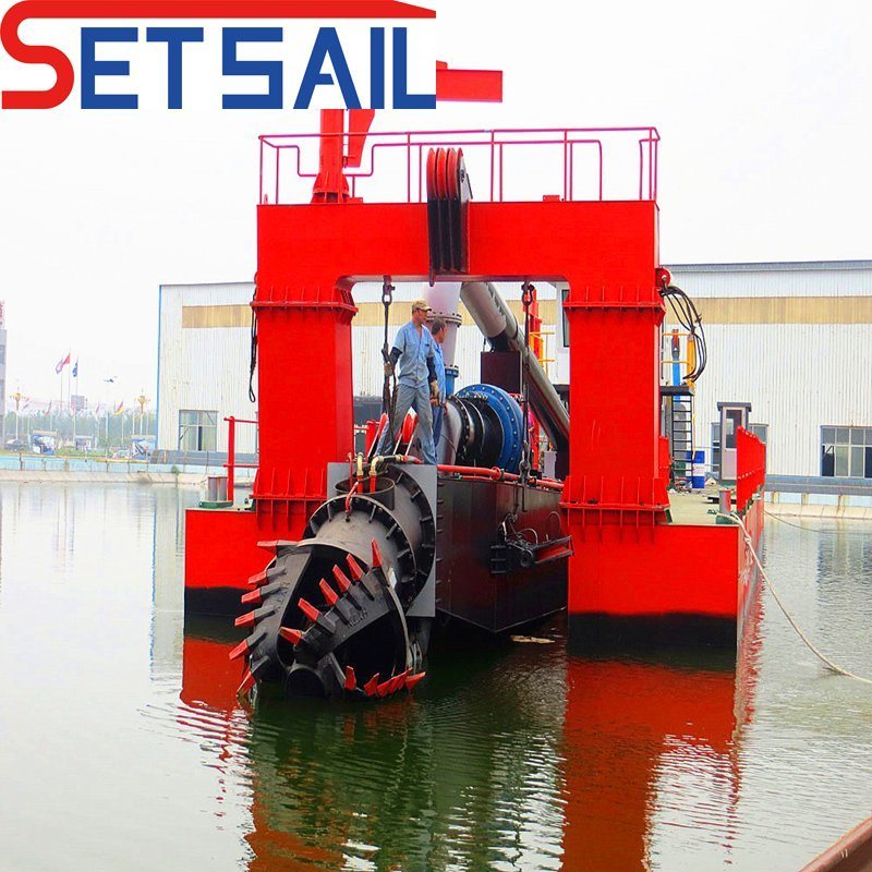 Water Flow 3500m3 Diesel Engine Cutter Suction Dredger with Hydraulic
