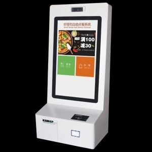 Small Retail Stores Floor Stand Based Payment Kiosk with RK3288 Quad Core 1.8