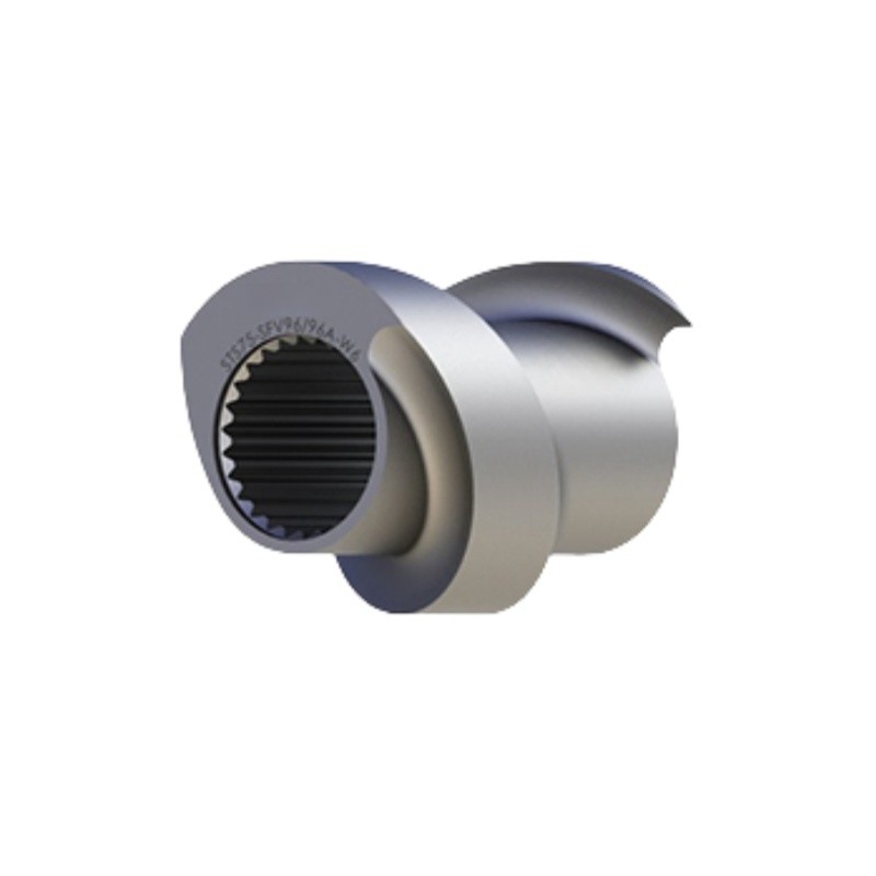 Vacuum Hardened Twin Screw Extruder Elements Wear Resistance For Biodegradable Materials
