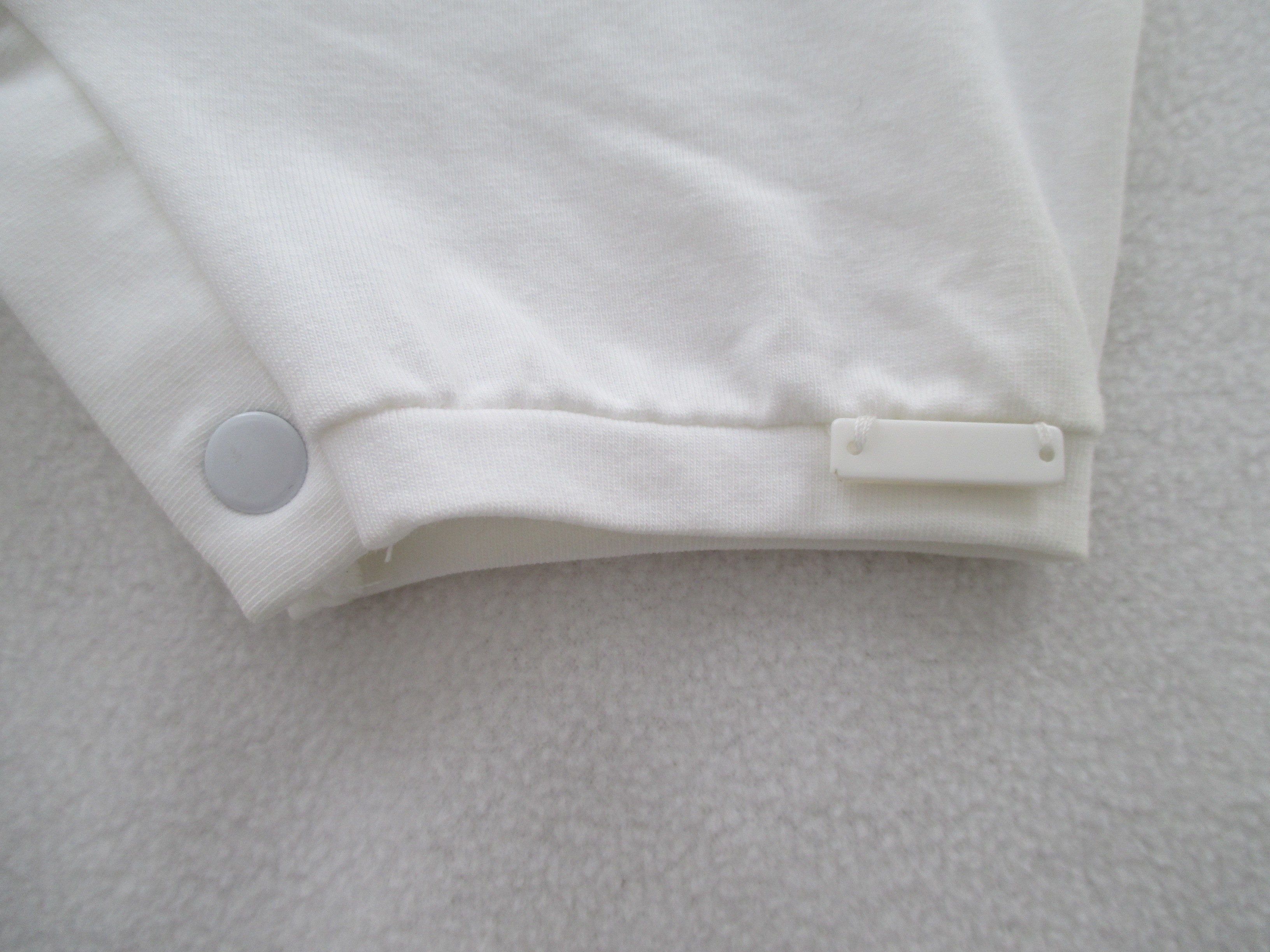 Cotton Spandex Jersey Baby Footed Rompers