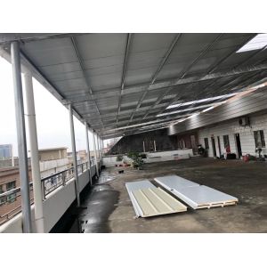 Q355 Workshop Warehouse Portal Building Frame Steel Structure With Overhead