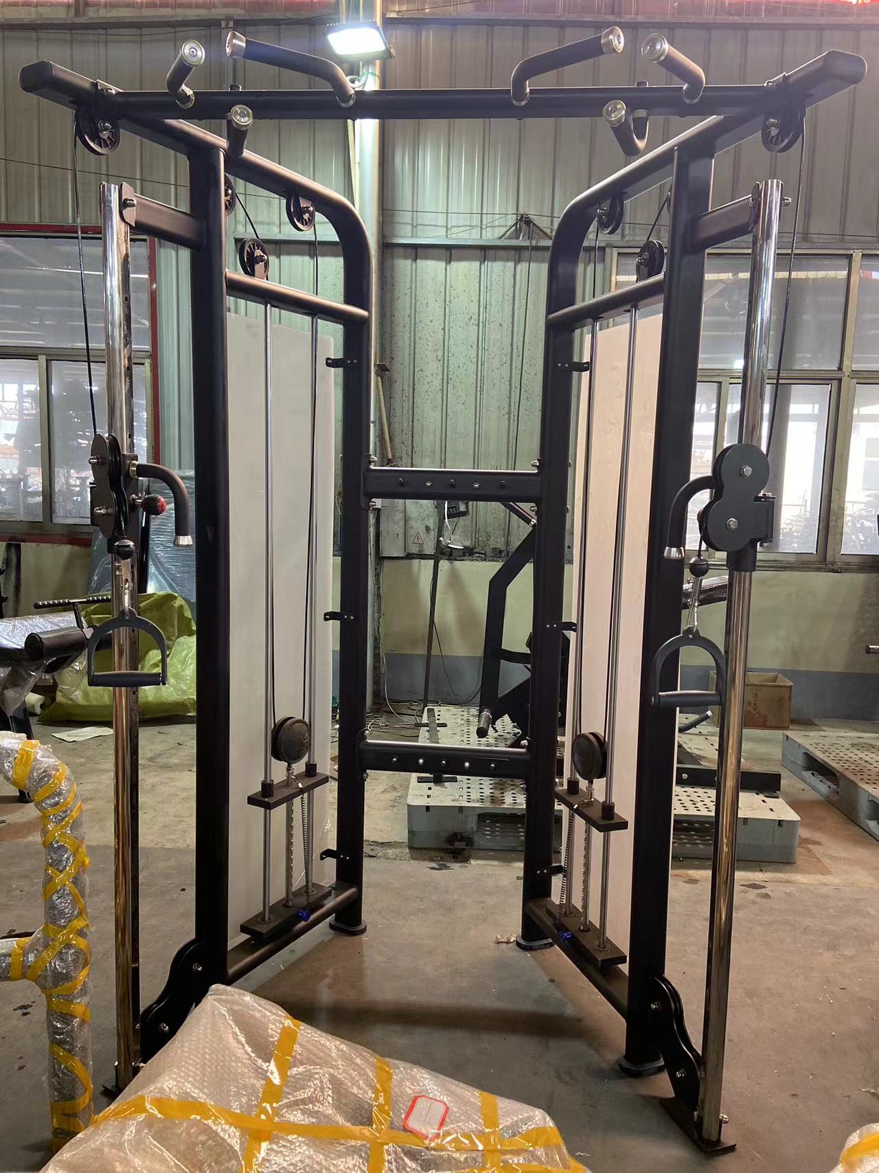 Commercial Gym Equipment Pin-Loaded Chest Press Adjustable Pulley Cable Crossover Multi Functional Trainer Machine