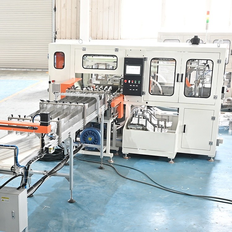 5bags/Min PE Pre Cut Bag Facial Tissue Packing Machine For Napkin