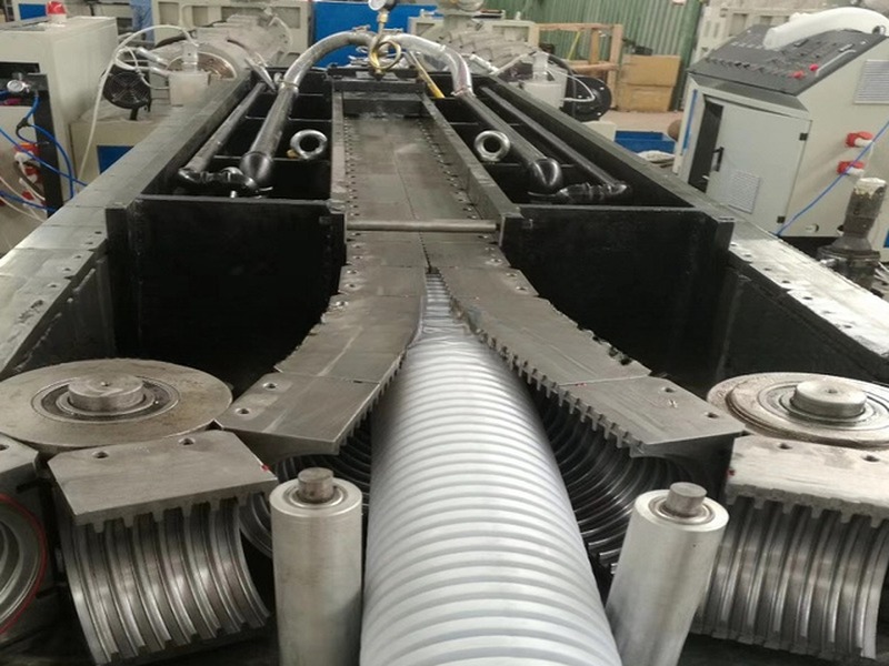Technologically Upgraded PVC Single Wall Corrugated Pipe Production Line