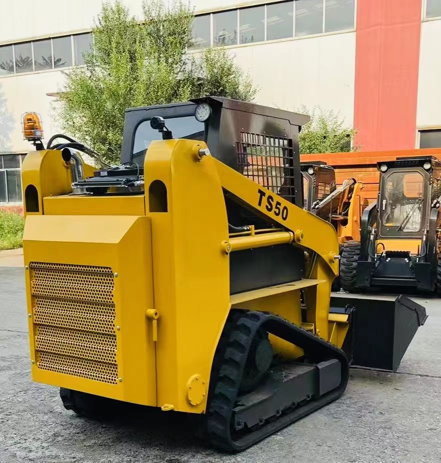 700kg TS50 Crawler Skid Steer Loader with Mitsubishi Engine and Video Technical Support