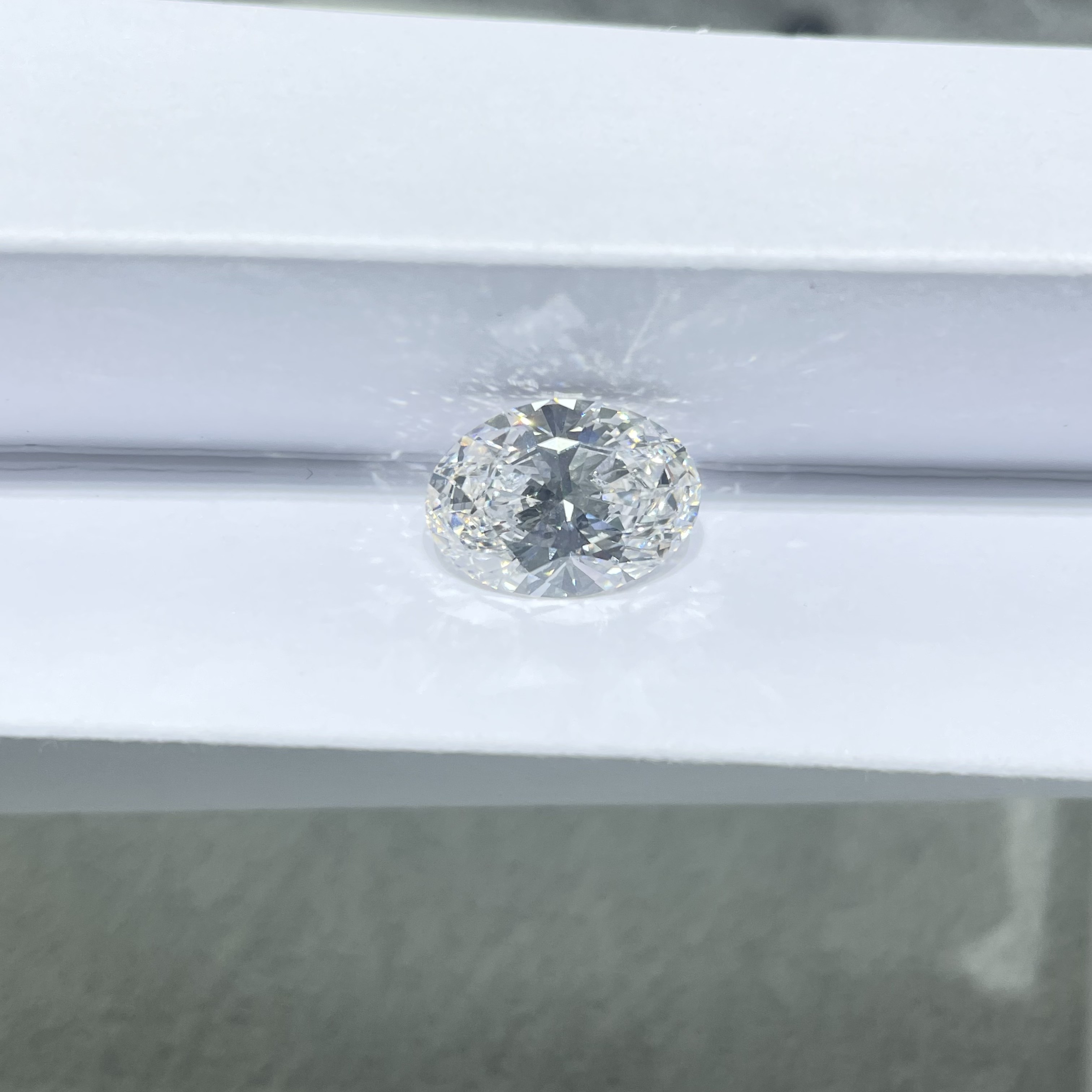 Pear Shaped CVD Lab Grown Diamond VVS2 Customizable IGI Certificate 0.74Carat
