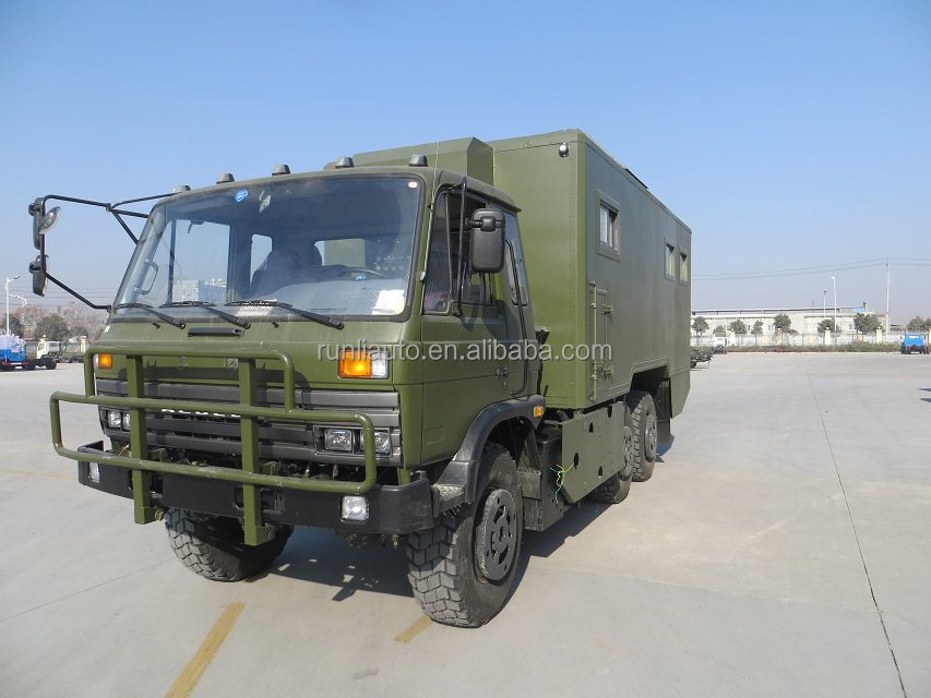 Dongfeng 6x6 All Driven Cargo Van Truck Mobile Food Truck GB17691-2005