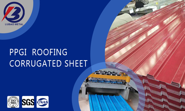 0.22*0.23/0.24/0.25mm PPGI Galvanized Coated Corrugated Roofing Sheet for Mid Hard Surface Coated Steel