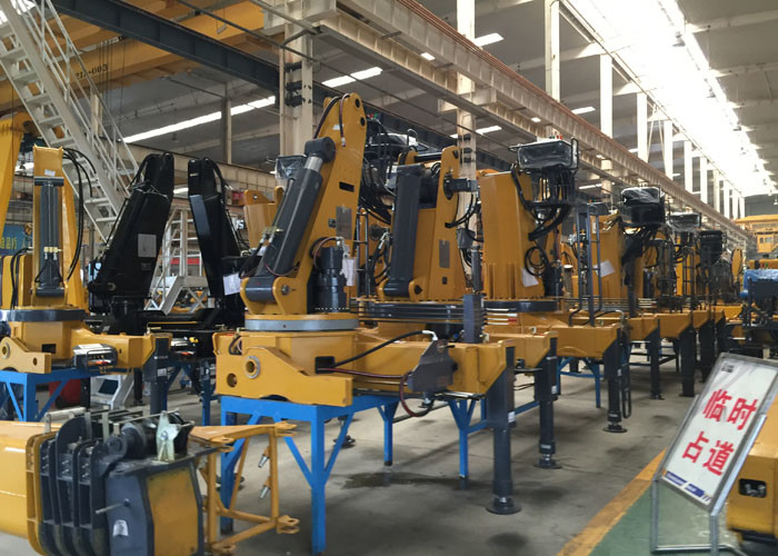 Lifting / Carrying Container Truck Mounted Crane Truck Mounted Hydraulic Crane