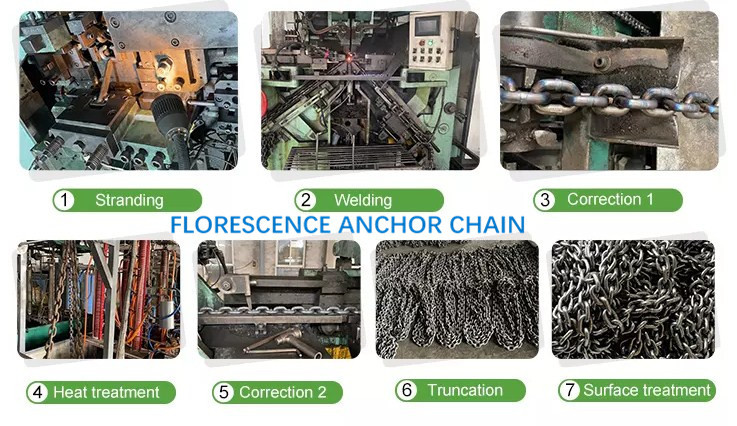 HDG Mooring Chain Short Link Anchor Chain Welded Link Chain stud link chain