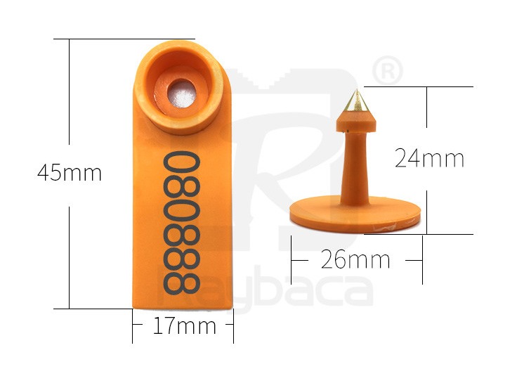 Anti Collision ISO Electronic Sheep Tags TPU Material