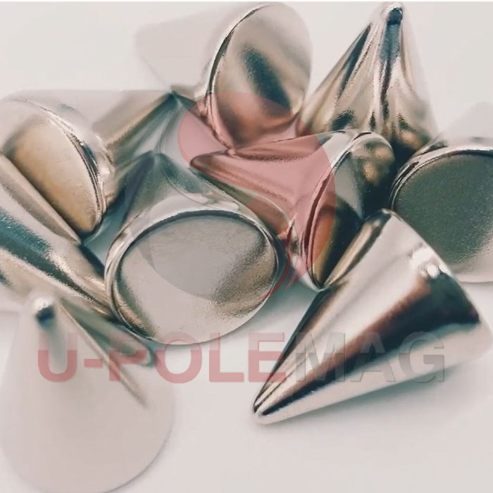 Stainless Steel Shell Conical NdFeB N52 Neodymium Magnet Bending Processing Specialist