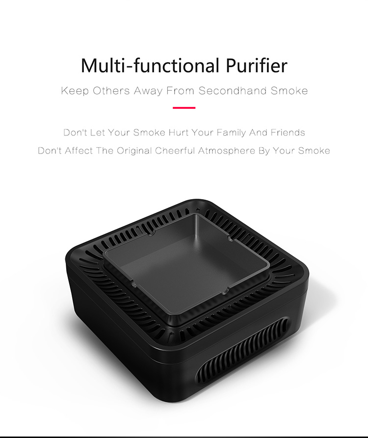 Homefish OEM 2023 Newest Purificador De Aire Portatil Purificateur Ions Negative Air Purifier For Car Home Ashtray Air Purifier