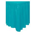 Custom Color Disposable Plastic Table Skirts