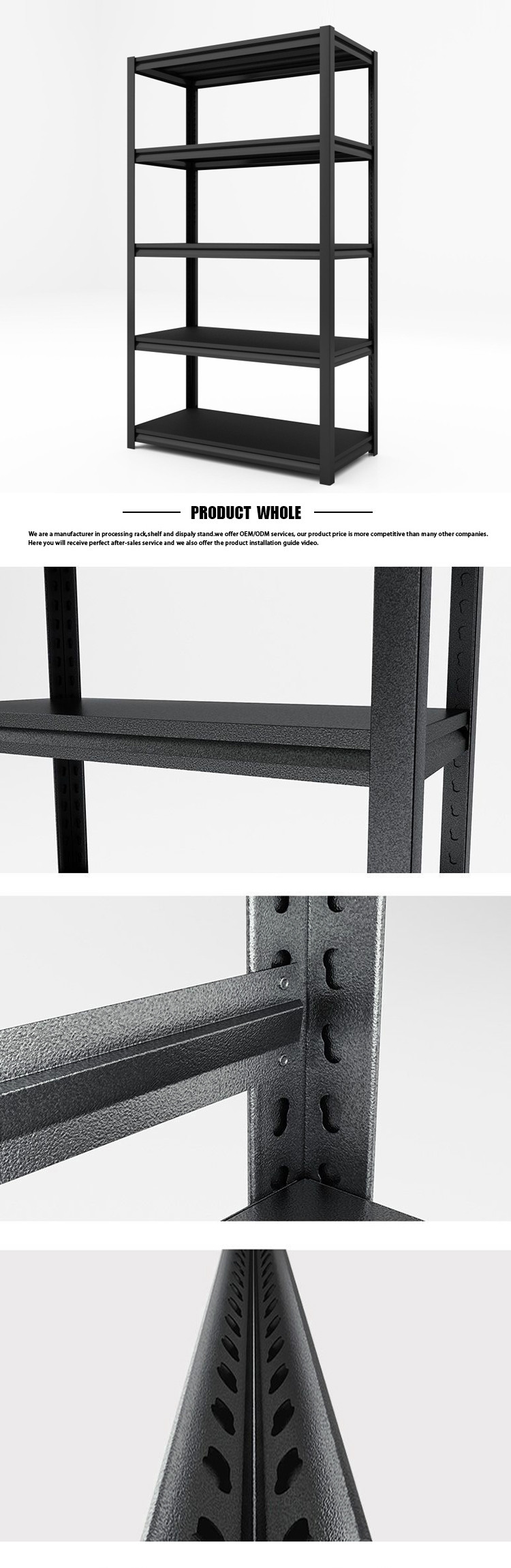 Weight Capacity Boltless Metal Shelving With Zinc Plated Finish 4-6 Shelves