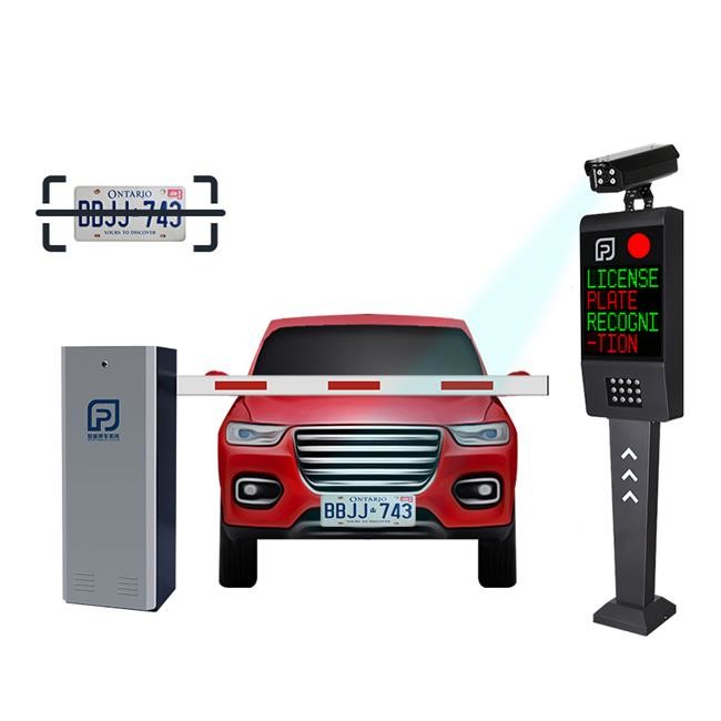 LPR Parking Controller With 345mp License Plate Recognition Camera System