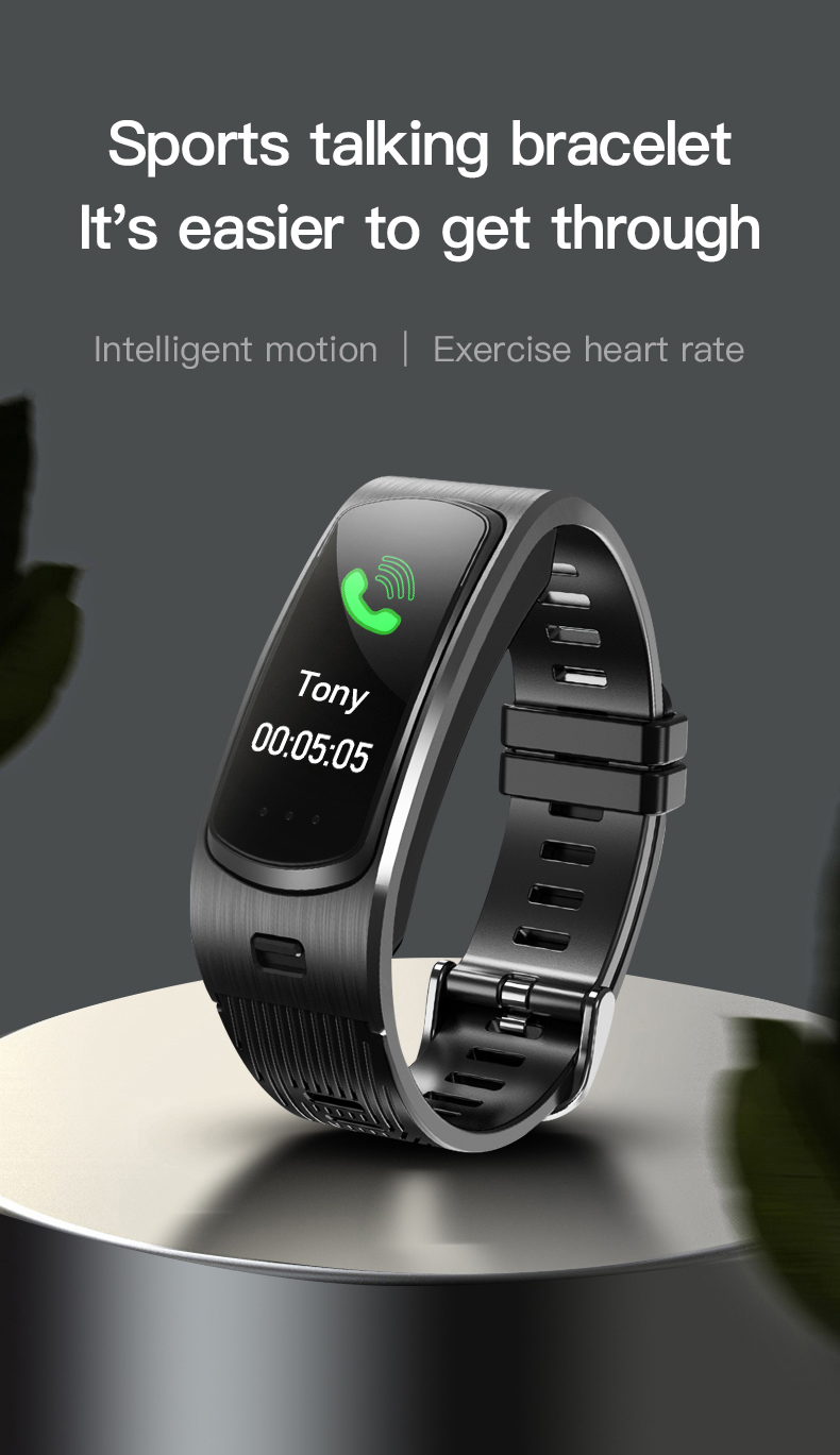 Electronic Health Monitoring Smart Watch IP67 Waterproof Wristband