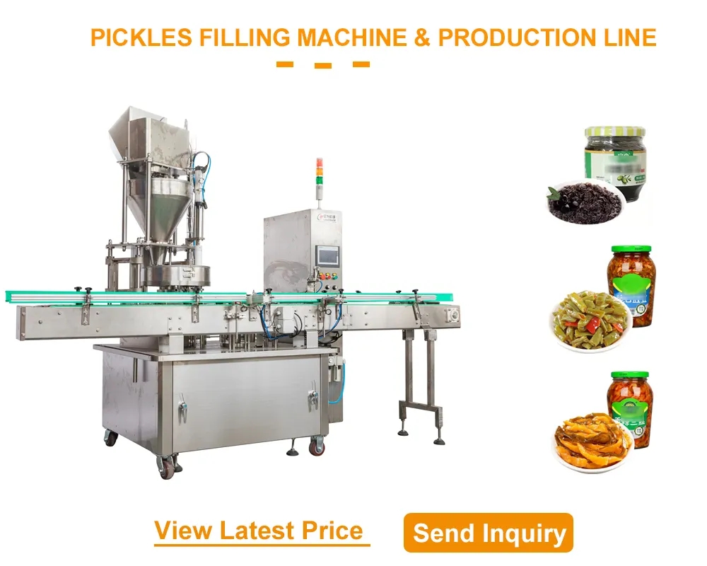 High Speed Pickled Vegetable Linear Combination Packing Filling Machine Pickled Production Line