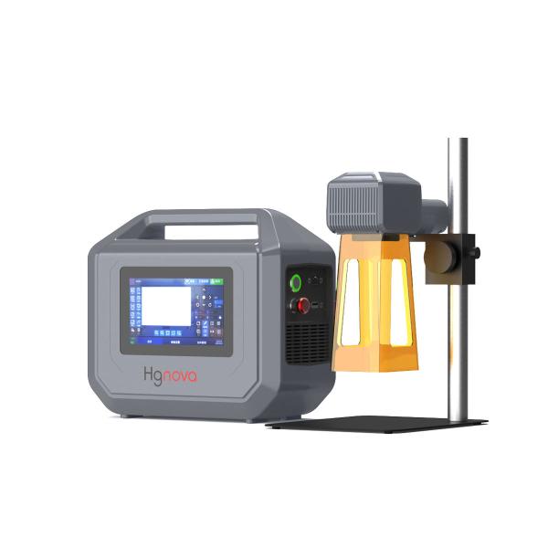 Quality Portable 20W 30W 50W Handheld Laser Marker Engraver Fiber Laser QR Code Etching Machine with Tabletop Stand for Metal Marking for sale